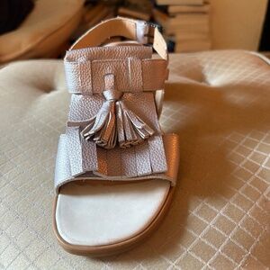 Perlato Square Heel Sandals 37